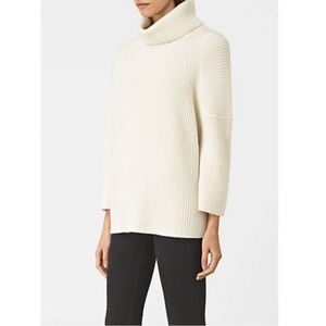 All Saints Jago Roll Neck Wool and Alpaca Blend Sweater. Quiet luxury. Minimal